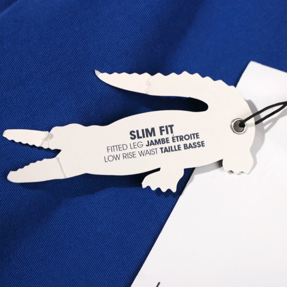 Lacoste, Nuit Royal Blue, Slim Fit, Low Rise Waist, Soft Jeans, Size 34, NWT - Picture 4 of 10